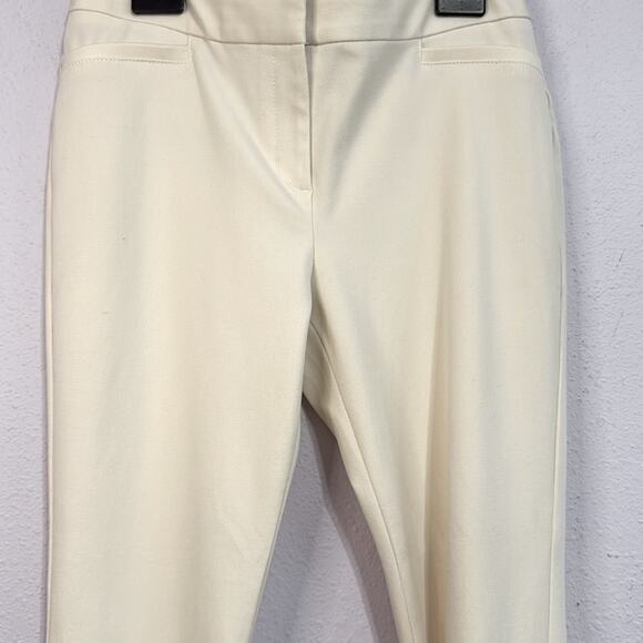 Express Off White Mid Rise Leggings Pants Size Medium - Picture 2 of 7